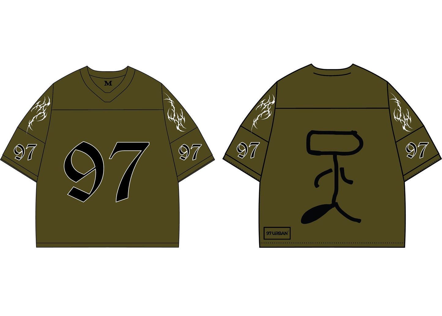 97 URBAN GREEN TRIBE NFL JERSEY