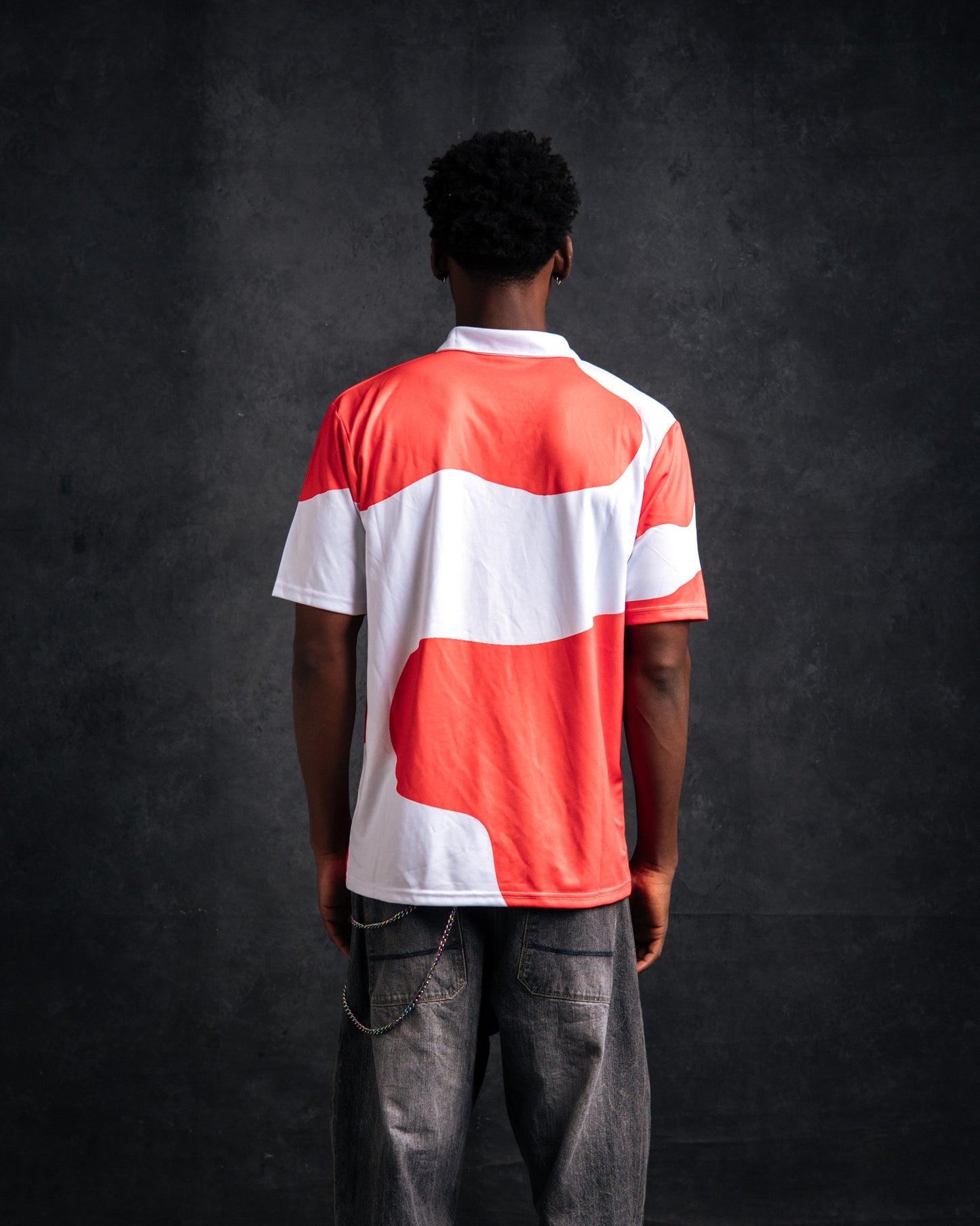 97 URBAN RED COW POLO TEE